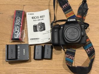 Canon Digital SLR Camera Body EOS 80D 24.2 Megapixel (APS-C) CMOS Sensor and Dual Pixel CMOS AF