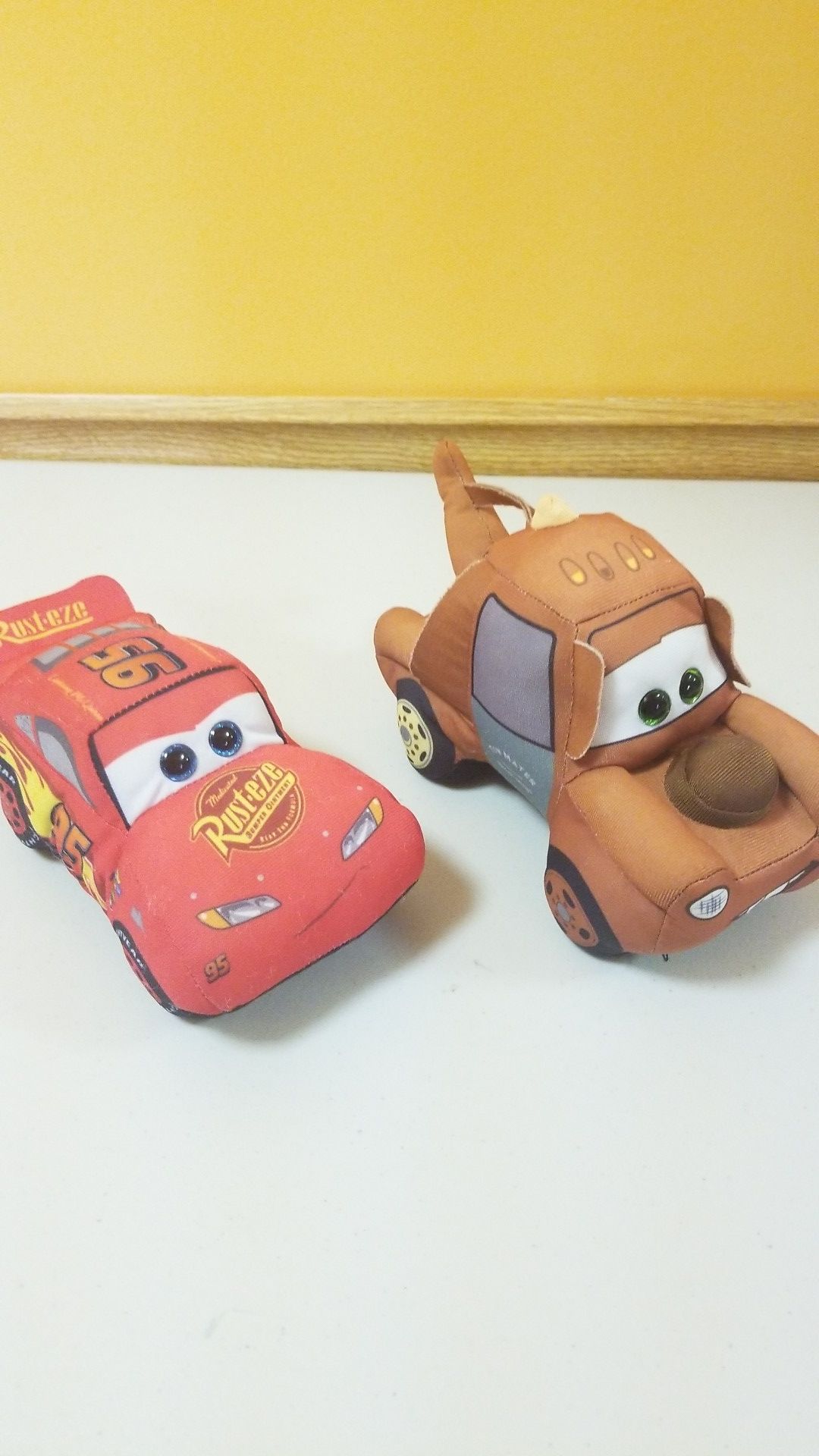 Ty cars plushies.