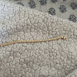 14kt Gold Cuban Bracelet 