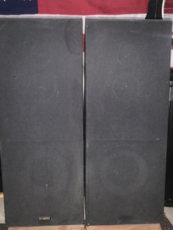 Vintage Fisher STV-853 Floor Speakers — Cheap