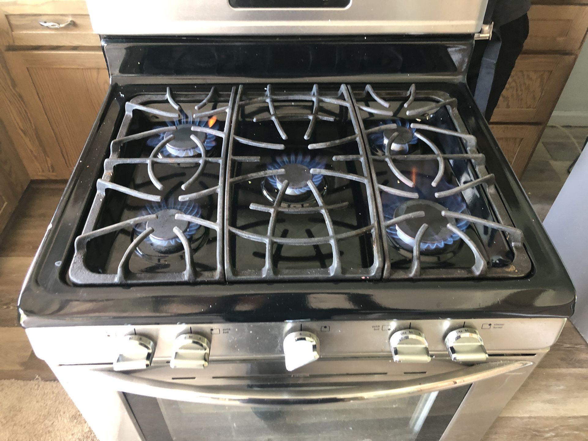 Stainless steel gas stove