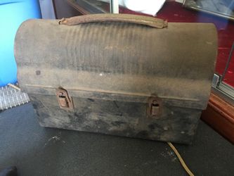 Vintage metal lunch box