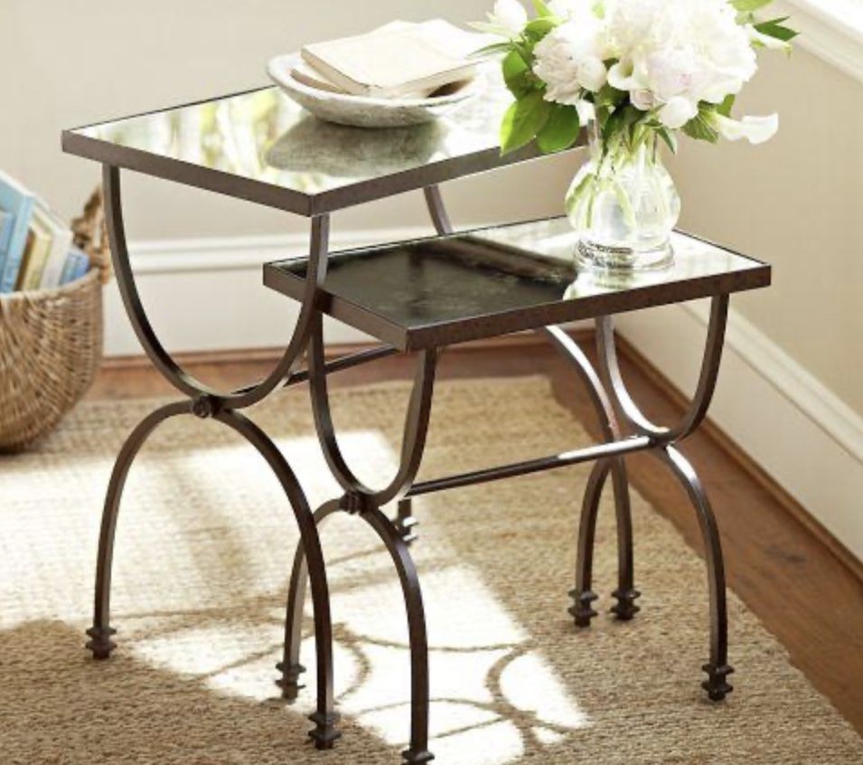 POTTERY BARN “Willow” Nesting Tables