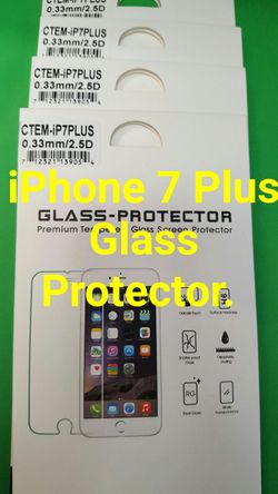 $10 GLASS PROTECTOR iphone 6 6s 6 plus 7 and 7 plus.