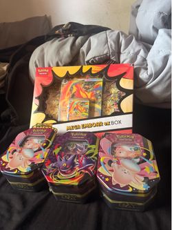 Pokemon puzzles and Pokemon cards.