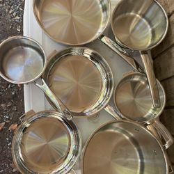 12 piece Stainless Steel Cuisinart Pots And Pans Set