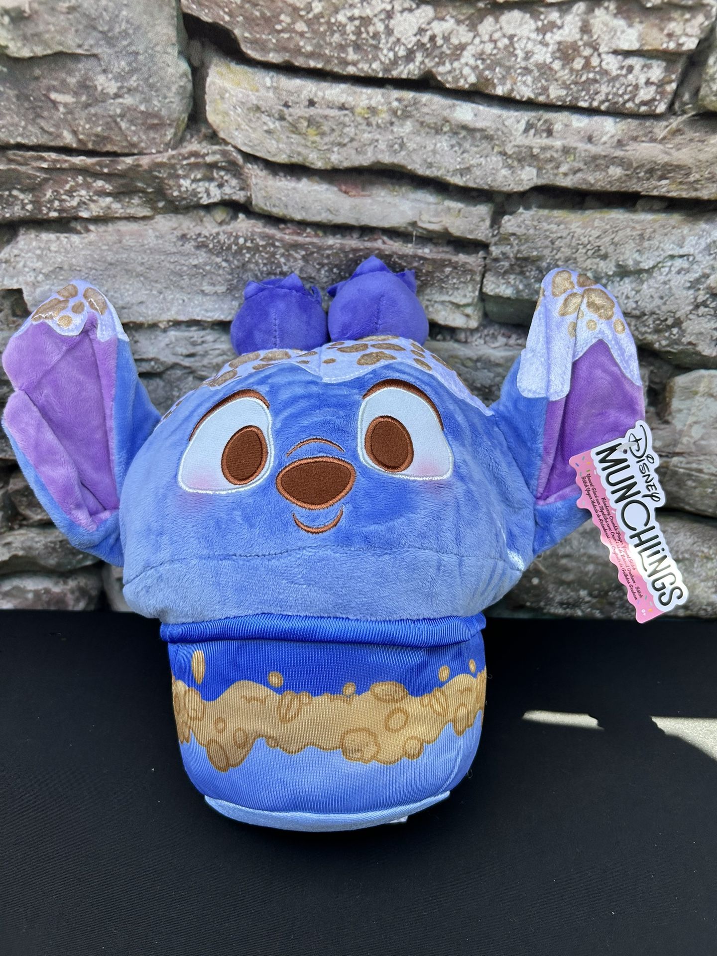 Disney Munchling Lilo And Stitch Blueberry parfait Stitch Scented plush