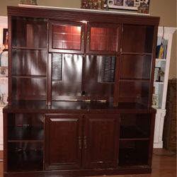 Librero ! Con Espacio Para Tv Oh Computadora .