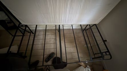 Twin XL bed frame and mattress