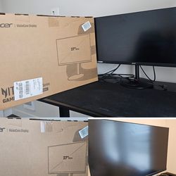 Acer 27-inch monitor in 95% new condition.