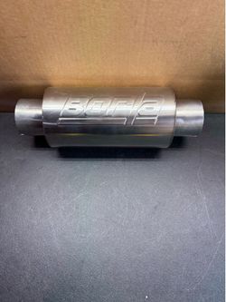 Borla center in/out stainless steel resonator universal