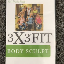 NEW Kim Marie Ross 3 x 3 FIT Body Sculpt DVD