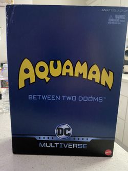 AQUAMAN BETWEEN TWO DOOMS SDCC 2018 MATTEL EXCLUSIVE DC MULTIVERSE
