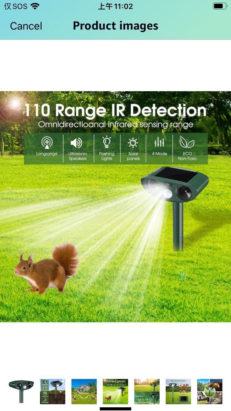 Ultrasonic Animal Repellent ，   Repellent Sound Devices for Garden Yard ( please follow my page all brand new 