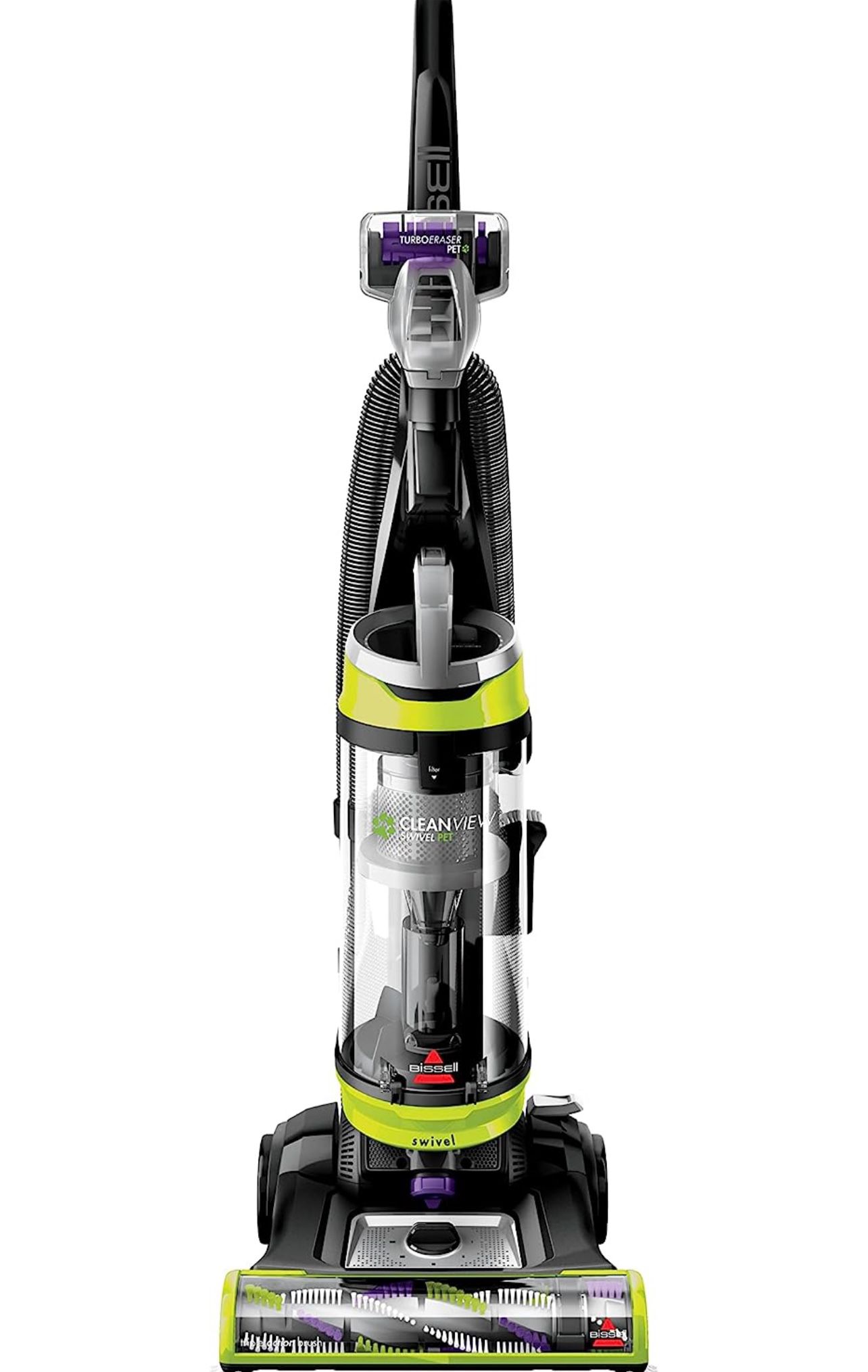New! BISSELL 2252 CleanView Swivel Upright Bagless Vacuum with Swivel Steering, Powerful Pet Hair Pick Up, Specialized Pet Tools, Large Capacity Dirt 