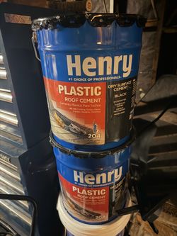 Henry’s plastic roof cement