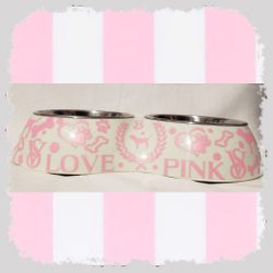 Victoria secret dog bowl