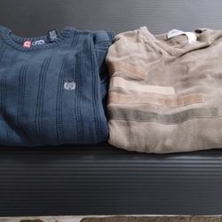 2 Men's Long Sleeve Shirts 