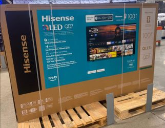 100U65QC 100” Hisense smart 4k Qled tv