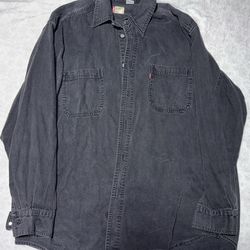 Levi's Black Denim Long-sleeve Red Tab - Large L