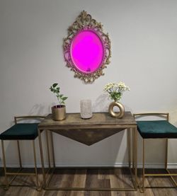 Console Table And High Chairs