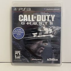 Call of Duty: Ghosts (Play Station 3, PS3, SONY)
