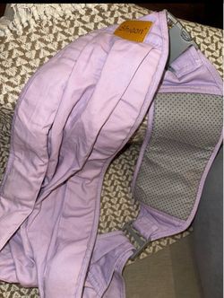 Purple baby sling carrier