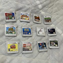 Nintendo 3ds Game Lot Bundle Kirby Planet Robobot Animal Crossing Minecraft zelda mario 3d land