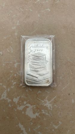 Madison Mint 1980 Graduation Silver Bar
