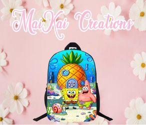 Sponge bob custom backpack