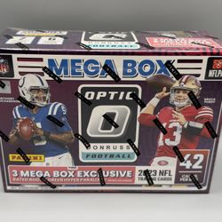 2023 Panini Donruss Optic NFL Football Trading Cards Mega Box (TARGET) NEW/SEALED