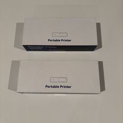 Wireless Bluetooth Portable Printers Set Of 2 Brand New