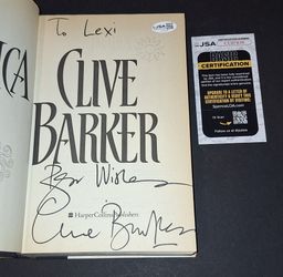 🔥Clive Barker Signed Autographed Book Imajica JSA COA 🔥