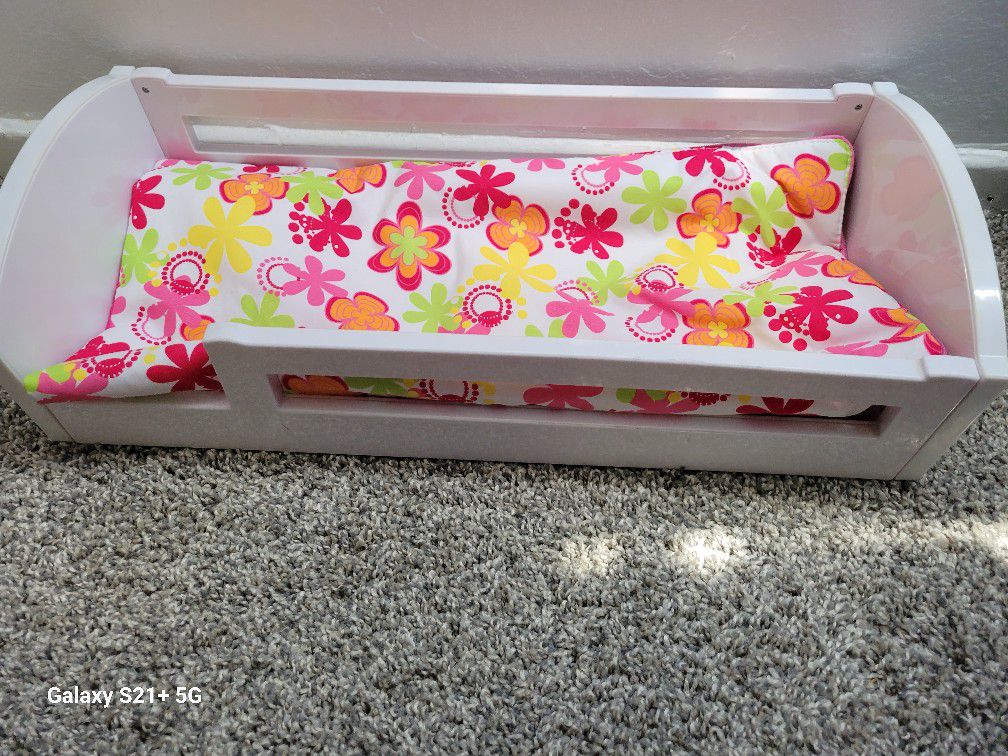 American girl sized doll bed