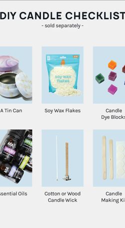 Purple Candle Dye