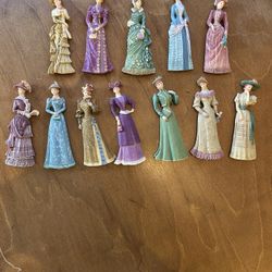 Magnets Featuring Late 19th To Early 20th Century Fashionable Ladies