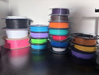 3D Printer Filament Spools Lot – Multiple Colors