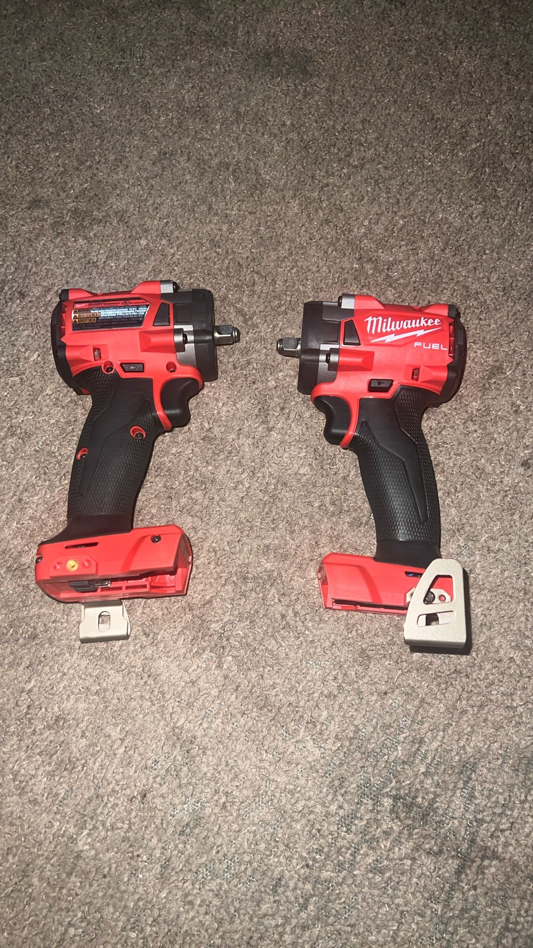 Milwaukee M18 Fuel Brushless Gen. 3 3/8 Impact Wrench New Tool Only $170 each. 320 For Both