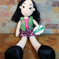 Girl Scouts U.S.A Doll (Grace) Plush • (Official) • Cloth Vest With Girls Scout Logo .

A-2