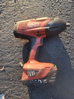 Hilti 1/2 impact with battery and charger