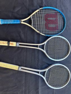 Lot of 3 Used Tennis Rackets
