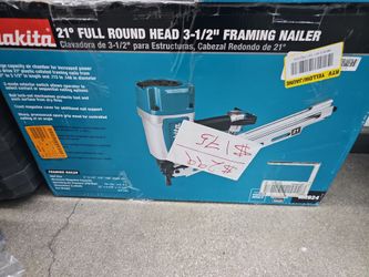 Makita 21° full round head 3-q/2" framing nailer