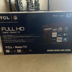 brand new TCL smart tv