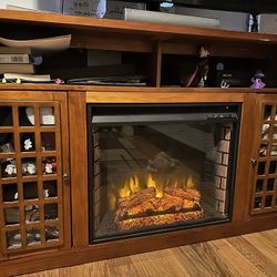 Fire Place TV Stand
