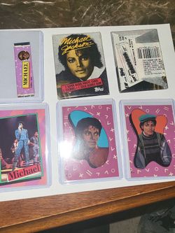 Topped cards Michael Jackson