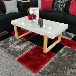 White Glossy Coffee Table 