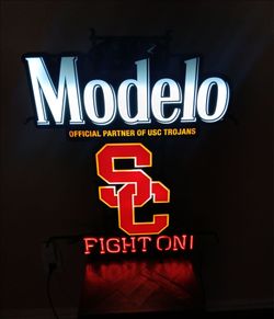 Modelo SC Fight On Neon Sign