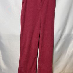 Sincerely Jules Pink Curduroy Casual Straight Legged Pants Medium