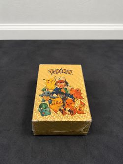 Pokemon Card Foil Gold Pack Cards 110 Per Box