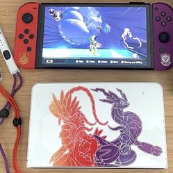 Nintendo switch OLED Pokémon Scarlet And Violet Edition